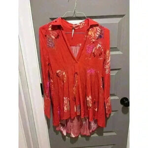 Free People Buttefly Tunic Dress Size Small